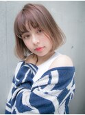ミニボブ ラベンダーベージュ