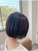 骨格フィットの小顔ボブ