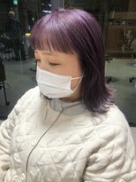 ヘアー アイス ルーチェ(HAIR ICI LUCE) ラベンダーカラー パープルカラー 担当中西