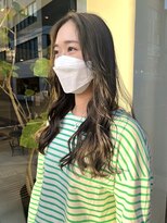 ヘアー アイス ルーチェ(HAIR ICI LUCE) カーキベージュ オリーブカラー 春カラー /中西