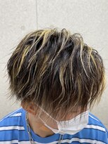 ヘアースタジオ シーオーイー(hair studio C-O-E) ハイライトマッシュ