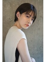 シーム(SEAM) シースルーバング×耳掛けショート