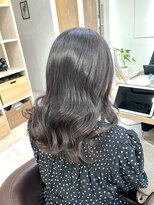 ベルム(Belme) 髪質改善ラベンダーグレージュ韓国風ヨシンモリ薄めバング