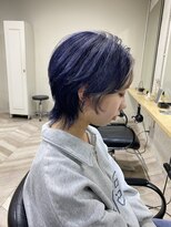 エル(EL by green)&nbsp;ショートウルフ×ダークヴァイオレット