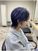ショートウルフ×ダークヴァイオレット