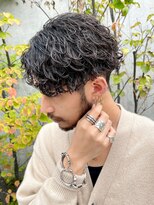 フィフス 名駅(fifth) 波巻きパーマセンターパートツイストパーマメンズマッシュパーマ