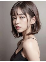 ヘアーメイクミキ 上野本店(hair make MIKI)&nbsp;切りっぱなしレイヤーボブ