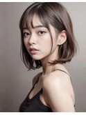切りっぱなしレイヤーボブ