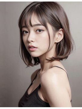 ヘアーメイクミキ 上野本店(hair make MIKI) 切りっぱなしレイヤーボブ