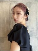 ボブアレンジ/ウェディングヘア/ヘアセット