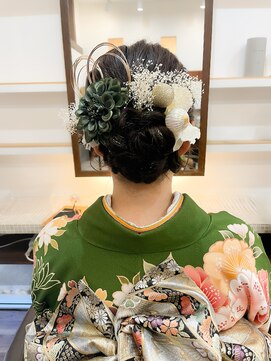 パームツリー 桜台店 成人式アップスタイル