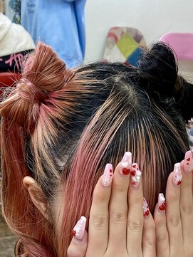 ヘアセットアップス(UP's) ラブリーです!『ツインテール+ミニ立体リボン( *´艸`)♪』