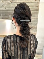 結婚式お呼ばれヘア編みおろし【肥田亜沙美】