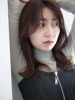 マイ ヘア デザイン 岡崎(MY hair design)&nbsp;斜めバング/グレージュカラー/シルキーベージュ/岡崎