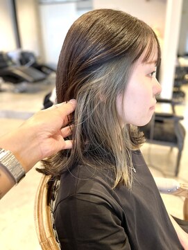 トランク(TRUNK) 【ミディアム×インナーカラー】