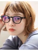 ミディアムパーマスタイル