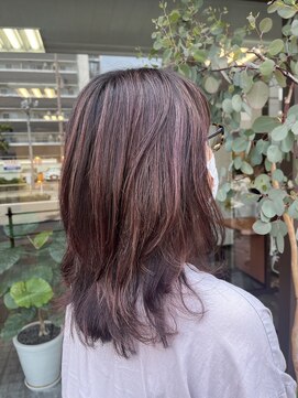 ヘアメイク 想倶楽部 コントラストハイライト