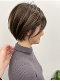 ハイライトバレイヤージュダブルカラーケアプリーチ30代40代