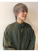 メンズウルフ/ハイトーンウルフ/シルバーカラー