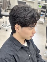 リベル(LIBER) フェザーパーマ/メンズパーマ/ニュアンスパーマ/八王子/眉毛