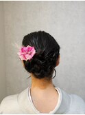 和装ヘアセット 上品シニヨン/結婚式/記念日/パーティー#2