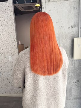 ラニヘアサロン(lani hair salon) オレンジカラー/ブリーチ/ハイトーン/オレンジブラウン