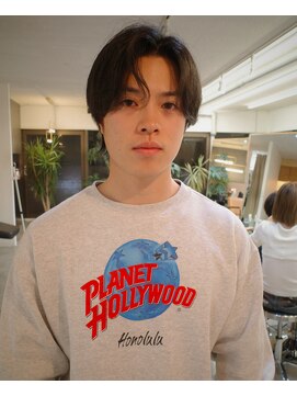 ネルケ 立川(nelke) メンズセンターパート/フェザーパーマ/ニュアンスパーマ