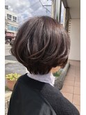 白髪暈しイルミナカラー×ハリコシ艶やか髪質改善トリートメント
