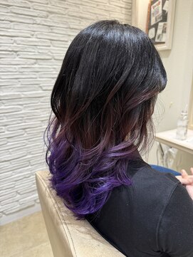 エイミーバイアフロートザガーデン 浦和店(amie by afloat the garden) 裾カラーで楽しむレイヤー