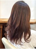 レイヤーロング コテ巻き