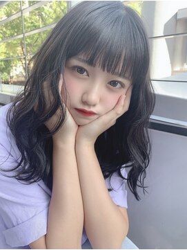 リルミー ミュエナ 大須 矢場町(Lilme myuena) シースルー前髪+透ける暗髪♪ディープグレー *Lilme*