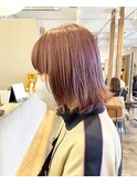 ピンクベージュカラー♪