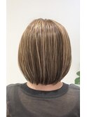 ☆ハイライトカラー☆大人ボブ