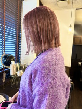 ルクス(Lux) hairLux・浜松天王・三ヶ日・大人ピンクベージュ