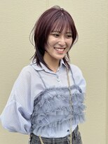 ラロ(raro)&nbsp;パープルブラウン+ハッシュウルフ