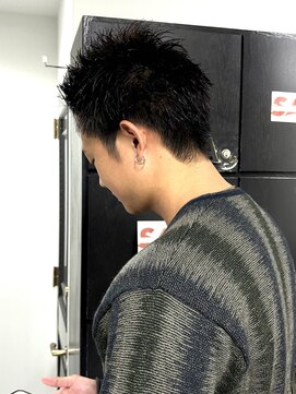 ヘアー アイス 御器所本店(HAIR ICI) 無造作メンズベリーショート☆大人気スパイキーショート