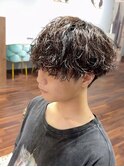 シャドウパーマ【メンズ/パーマ/眉毛/沖縄市/美里】