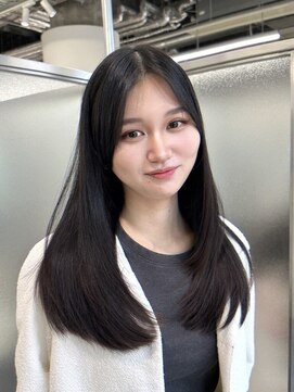 エース 梅田店(ace) ミディアムレイヤー/大阪/梅田/茶屋町/前髪なし/韓国/艶髪