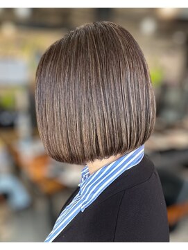 白髪ぼかしハイライト