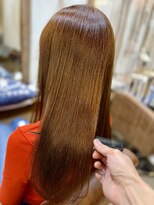 クオリア(QUALIA)&nbsp;髪質改善  柔らかい仕上がりの縮毛矯正ロングレイヤー/柏