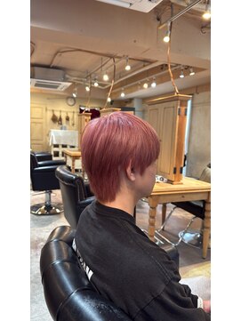 フリックヘアサロン 梅田茶屋町2号店(FLICK HAIR SALON) メンズカラー/メンズカット/ブリーチ/ピンクカラー