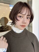 POCKET郡山安積店 ショートカットレイヤーカット髪質改善縮毛矯正【4月1日OPEN予定】 イメチェン/ピンクベージュ/アンブレラカラー/前髪/郡山安積1