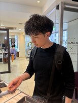 ソワンドゥ ブレス カルム 西中島店(soin de brace calme)&nbsp;メンズパーマ×ソフトツイスト
