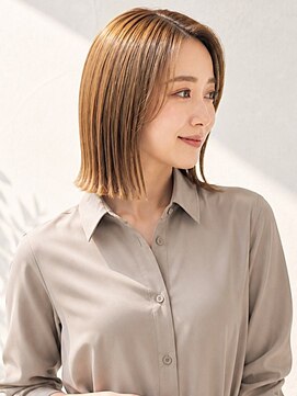 フィエル(Fier) 【107.ママや働く女性にBest♪外ハネミディ×髪質改善】