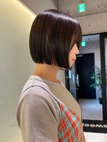 スウィープ 平尾(sweep)&nbsp;パツっとボブ＋艶ブラウン