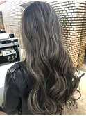 宇都宮美容室 Bliss by Natural アッシュグレー バレイヤージュ