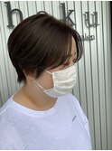 #吉原color ハンサムショート、ラテカラー