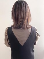 エル セルカ 高田馬場(el CERCA)&nbsp;[高田馬場美容室]くびれミディのハイライトカラー