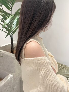 ジーナ 札幌大通(Zina) 髪質改善*色気フェミニンまろブラウン*美髪【Zina 大通】