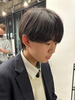 エルマーク(L-MARK) マッシュウルフメンズカットスパイラルパーマツイスパ波巻き